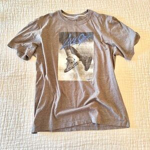 Vintage Y2K Nike Air Max Heather Gray Athletic Graphic Super Soft Tee Shirt XL